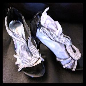 Rhinestone Heels Size 7